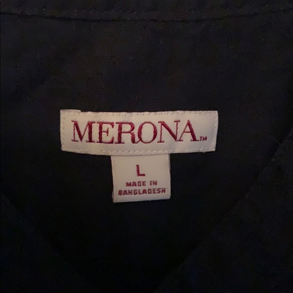 Navy blue men’s shirt - Picture 2 of 3